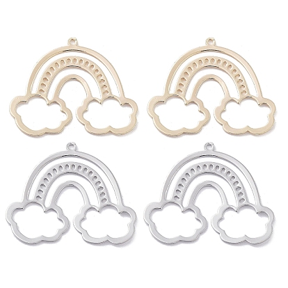 Brass Pendants, Cadmium Free & Nickel Free & Lead Free, Rainbow Charms