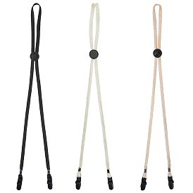 3шт. 3 цвета шапка из полиэстера гибкий съемный шнур для подбородка, ветрозащитный зажим для ремня, регулируемая застежка для шнура, для игры в гольф, рыбалка, гребля, парусный спорт