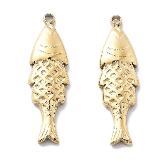 Вакуумное покрытие pvd 304 подвески из нержавеющей стали, очарование рыбы