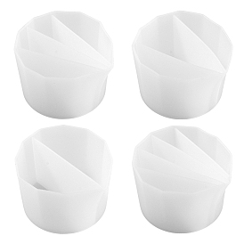 4 шт. 4 стили многоразового использования разборная чашка для заливки краски, силиконовые стаканчики для смешивания смолы