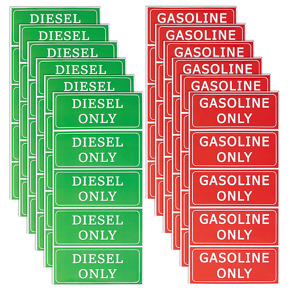 12листы 2цветные водонепроницаемые ПВХ предупреждающие наклейки, виниловые наклейки безопасности, прямоугольник со словом