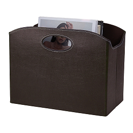 1кожаный ящик для документов, с использованием деревянных элементов и нетканых материалов., папки-сумки, офисные принадлежности, прямоугольные