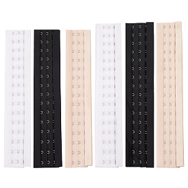 6 пары 6 стиль нержавеющая сталь женская 3 ряды x 15/16 крючки удлиненный корсет бюстгальтер удлинитель, для бюстье