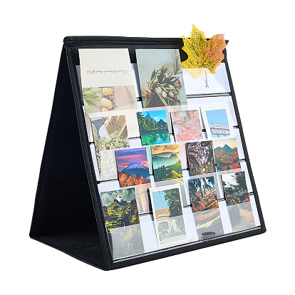 Настольная подставка для диаграмм из ПВХ и нетканого материала для класса., с 20шт. картонной картой