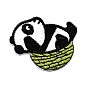 Computerized Embroidery Cloth Iron on/Sew on Patches, Costume Accessories, Appliques, Panda