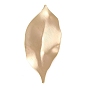 Brass Big Pendants, Leaf Charm