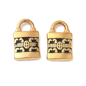 304 нержавеющей стальной эмали подвески, замковые прелести, ионное покрытие (ip)