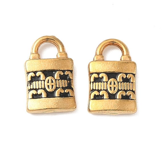 304 нержавеющей стальной эмали подвески, замковые прелести, ионное покрытие (ip)