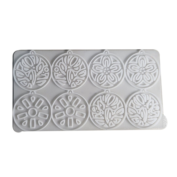 Силиконовые формы для подвесок пищевого класса своими руками, формы для литья смолы, плоско-круглые