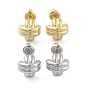 304 Stainless Steel Arch Stud Earrings, Cross