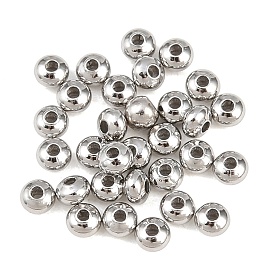 316 бусины из хирургической нержавеющей стали, рондель, без кадмия, без никеля и без свинца