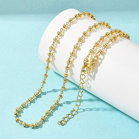 3мм латунные цепочки-спутники, долговечный, стойки покрытие, без свинца и без кадмия