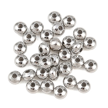 316 бусины из хирургической нержавеющей стали, рондель, без кадмия, без никеля и без свинца