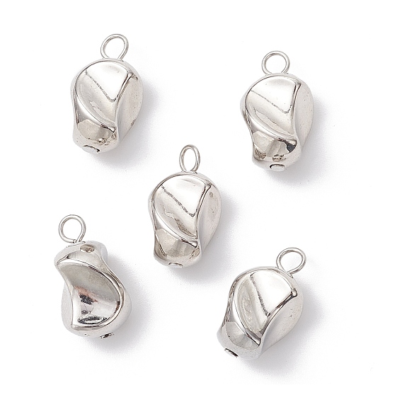 Пластмассовые подвески ccb, самородки, с железной петлей