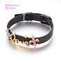 304 Stainless Steel Watch Bands, Watch Belt Fit Slide Charms
