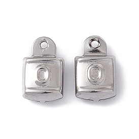 304 Stainless Steel Charms, Lock Charms