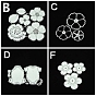 Flower/Clothes Carbon Steel Cutting Dies Stencils, for DIY Scrapbooking, Photo Album, Decorative Embossing Paper Card