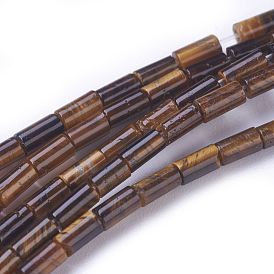 Природных тигровый глаз бисер нитей, колонка