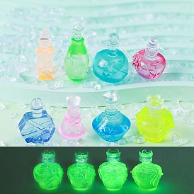 Luminous Glow in the Dark Mini Model, Micro Landscape Dollhouse Accessories, Pretending Prop Decorations, Bottle