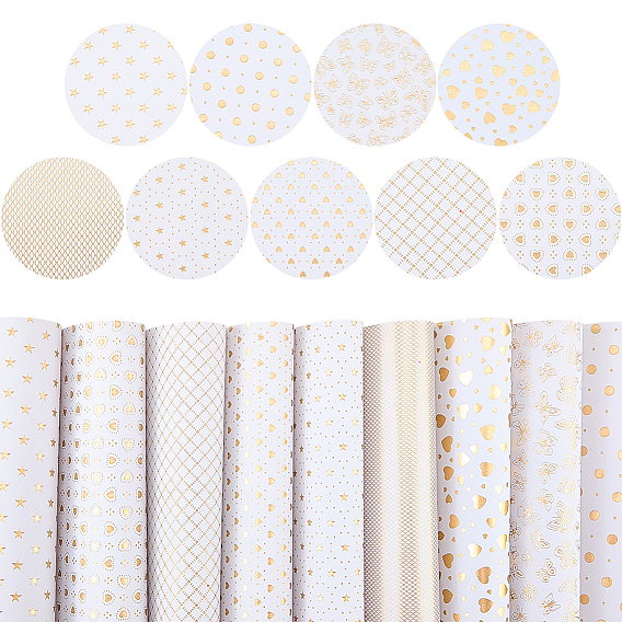 9шт. ткани из искусственной кожи, diy craft, прямоугольные