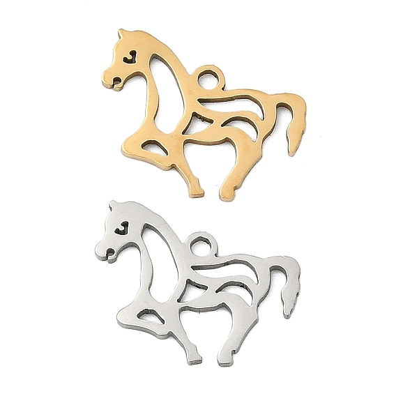 201 подвески из нержавеющей стали, лошади прелести