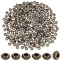 300 Perles en alliage de style tibétain, rondelle