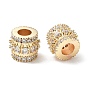 Латунные микро проложить Цирконий Европейский бисером, долговечный, бусины с большим отверстием