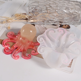 DIY Silicone Octopus Display Decoration Molds, Resin Casting Molds