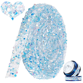 5м лента со стразами, звезды горячая полоса сверления