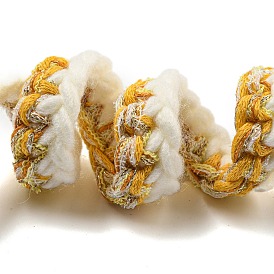 Two Tone Polyester Crochet Lace Trim, Knitted Decor Trimming for Clothes Bridal Dress
