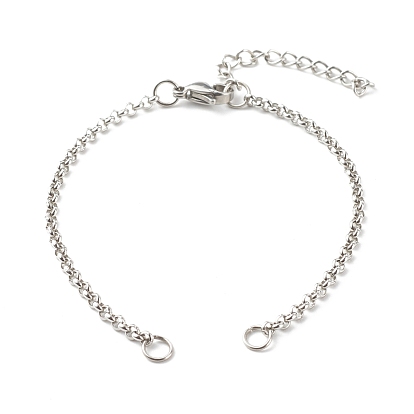 304 Stainless Steel Chain Bracelet Makings