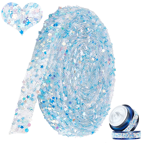 5м лента со стразами, звезды горячая полоса сверления