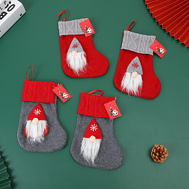Christmas Decoration Supplies Doll Doll Forest Man Christmas Stocking Gift Bag Christmas Pendant
