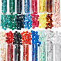 1120Pcs 16 Colors Opaque Acrylic Slide Charms, Square