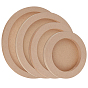 MDF Round Clay Photo Frames, DIY Photo Frame Craft Educational Boys and Girls Decor