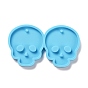 DIY Skull Pendants Silicone Molds, Resin Casting Molds, For UV Resin, Epoxy Resin Jewelry Making, Halloween Theme