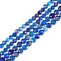 2 Strands 2 Style Natural Lapis Lazuli Beads Strands, Faceted, Round