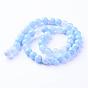Natural Agate Beads Strands, Round, Dyed