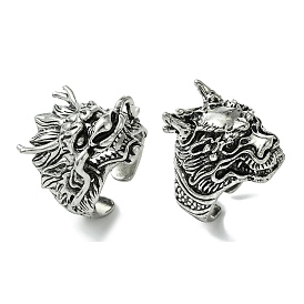 Открытые манжеты из сплава дракона, без свинца и без кадмия