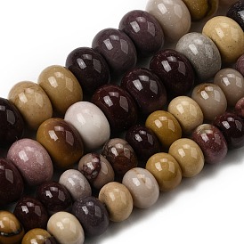 Природные mookaite бисер нитей, рондель