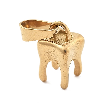 304 прелести нержавеющей стали, ионное покрытие (ip), зубной амулет