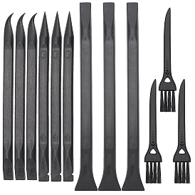 3 наборы пластиковых наборов инструментов для ремонта мобильных телефонов, для наборов инструментов для разборки мобильных телефонов, с пластиковой щеткой 3шт.