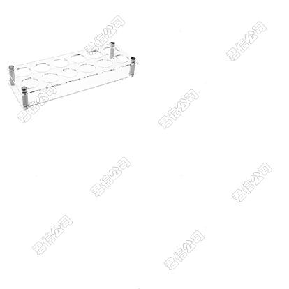 1 Set 12-Hole Acrylic Shot Glasses Holders, Beer Wine Glasses Organizer Rack for Family Party Bar Pub, with Alloy Standoff Pins, Rectangle