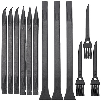 3 наборы пластиковых наборов инструментов для ремонта мобильных телефонов, для наборов инструментов для разборки мобильных телефонов, с пластиковой щеткой 3шт.