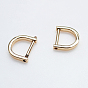 Alloy Clasps, D Ring