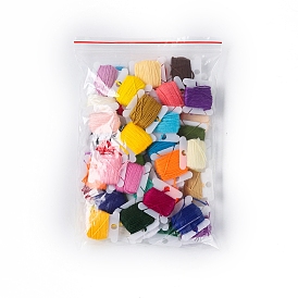 36 цветные полиэфирные нитки для вышивания крестиком, 6-слойная нить для вышивания, браслеты дружбы своими руками