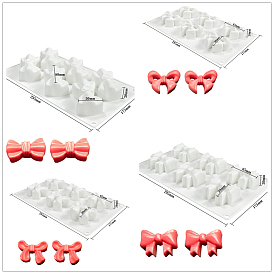 Bowknot DIY Silicone Molds, Fondant Molds, Resin Casting Molds, for Chocolate, Candy, UV Resin & Epoxy Resin Craft Making