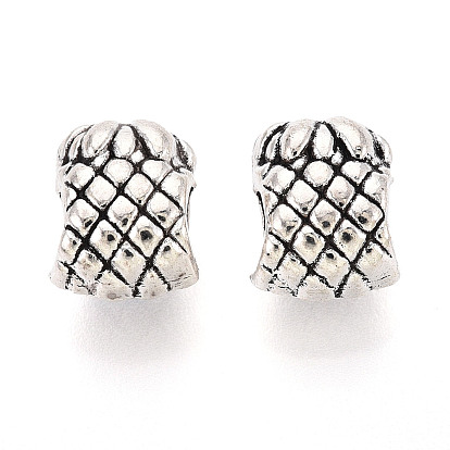 Европейские сплавочные бусины тибетского стиля , ананас, бусины с большим отверстием