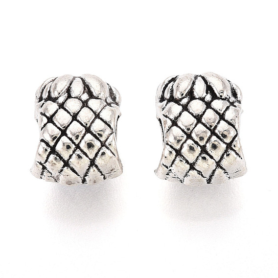 Европейские сплавочные бусины тибетского стиля , ананас, бусины с большим отверстием