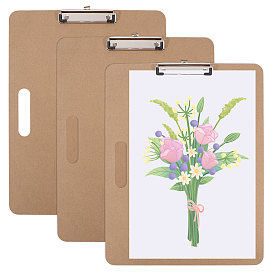 Rectangle Wood Drawing Board with Clips